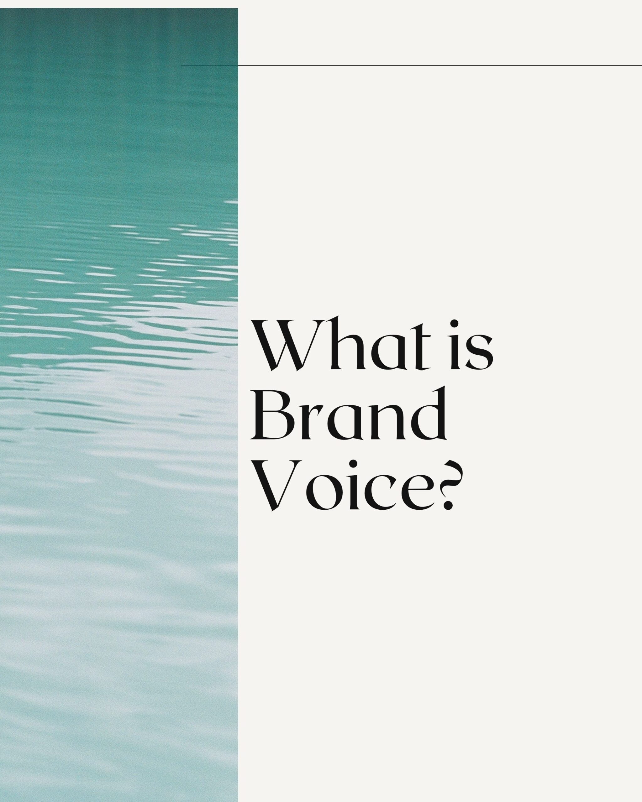 What is brand voice?