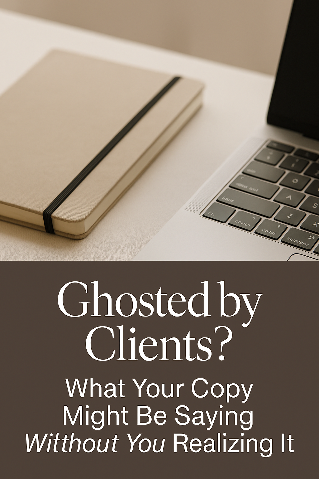 being ghosted by your clients may be more about your copy than your work