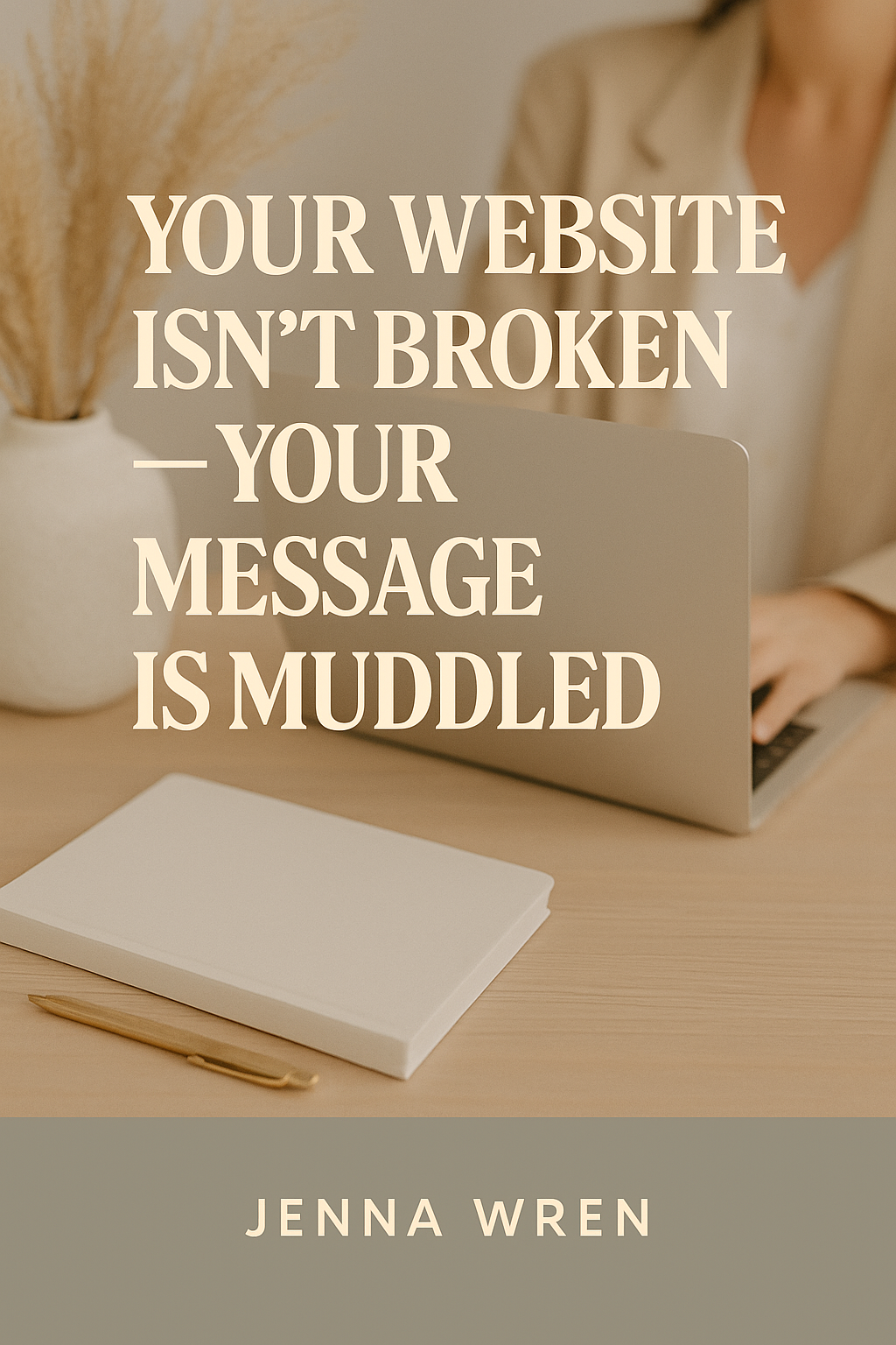 your website isn't broken your message is muddled